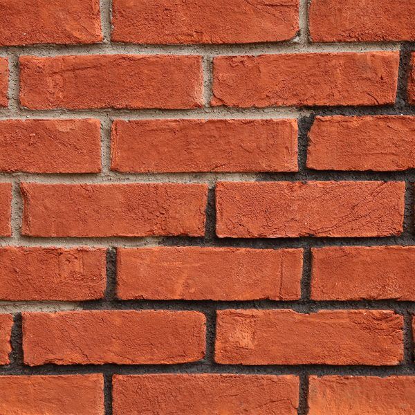 CHK 1 OLD RED El Yapımı Kesme Kaplama Tuğla